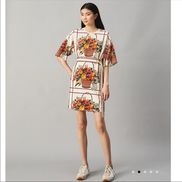 Fruit Basket Shirt Dress
